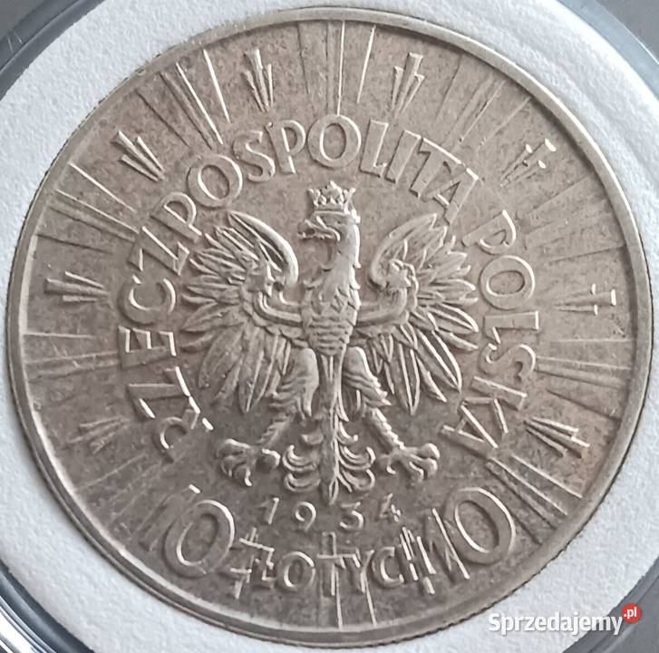 10 J Piłsudski 1934 r Orzeł urzędowy piękne i