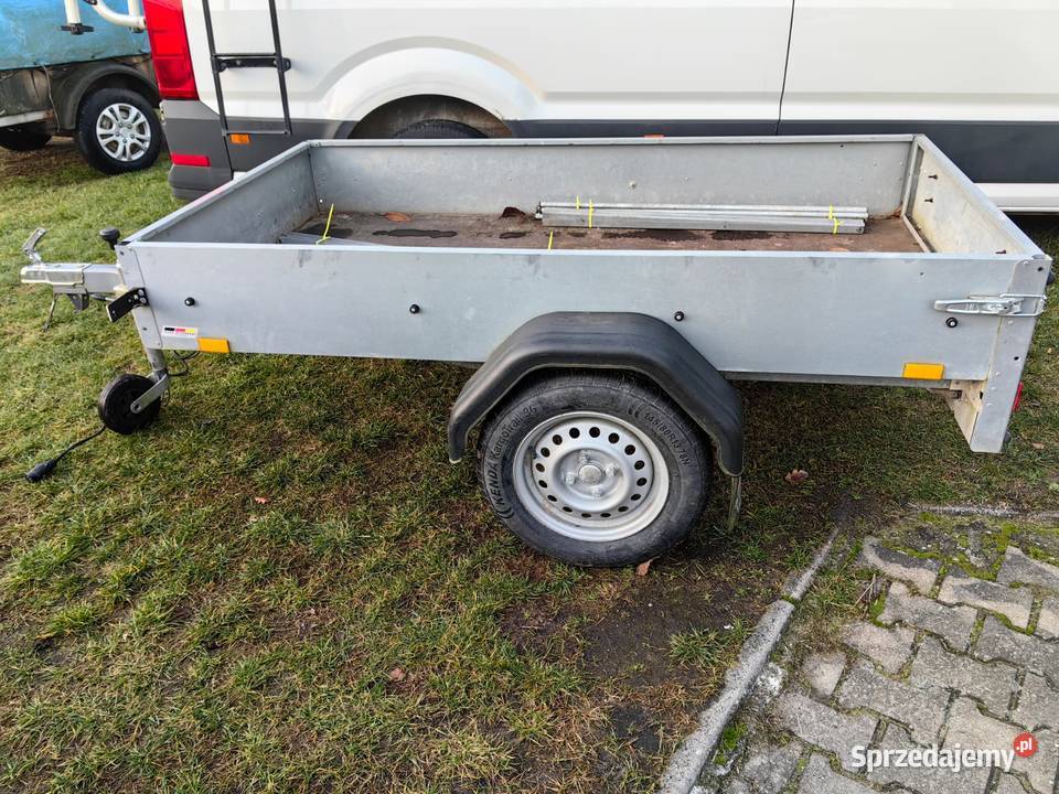 Przyczepka STEMA przyczepa samochodowa Do samochodów osobowych lubuskie Zielona Góra sprzedam