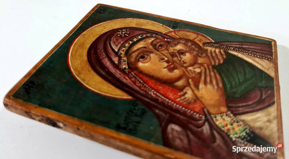 Ikona Matka Boża Kaspierowska XIX wiek 0094 Warszawa sprzedam