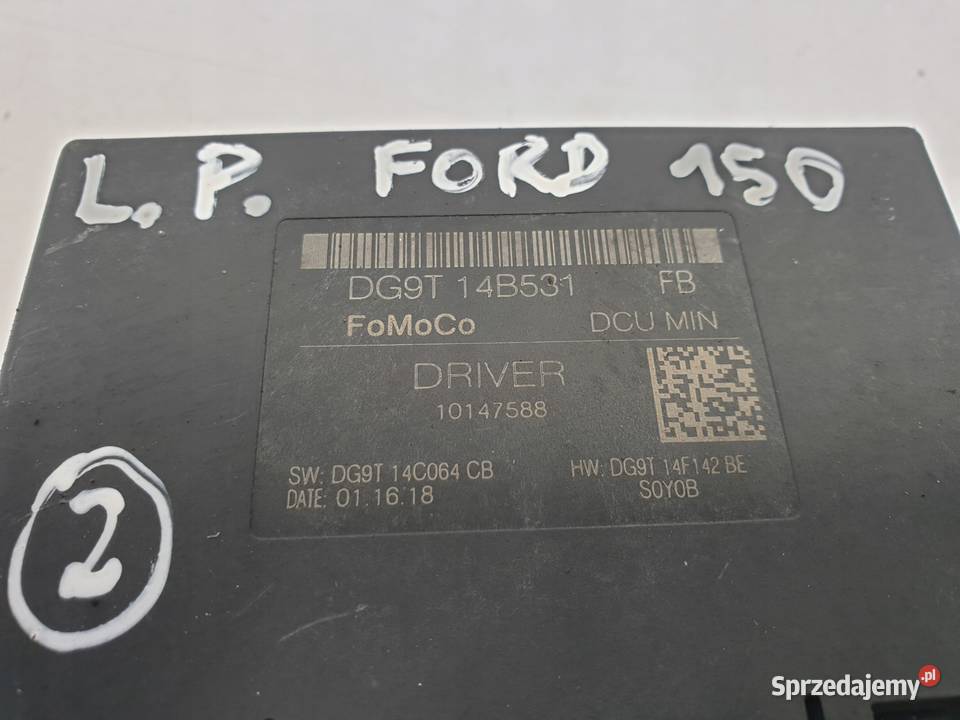 Ford F150 MODUŁ STEROWNIK DRZWI DG9T14F142BE osobowe lubelskie Chełm