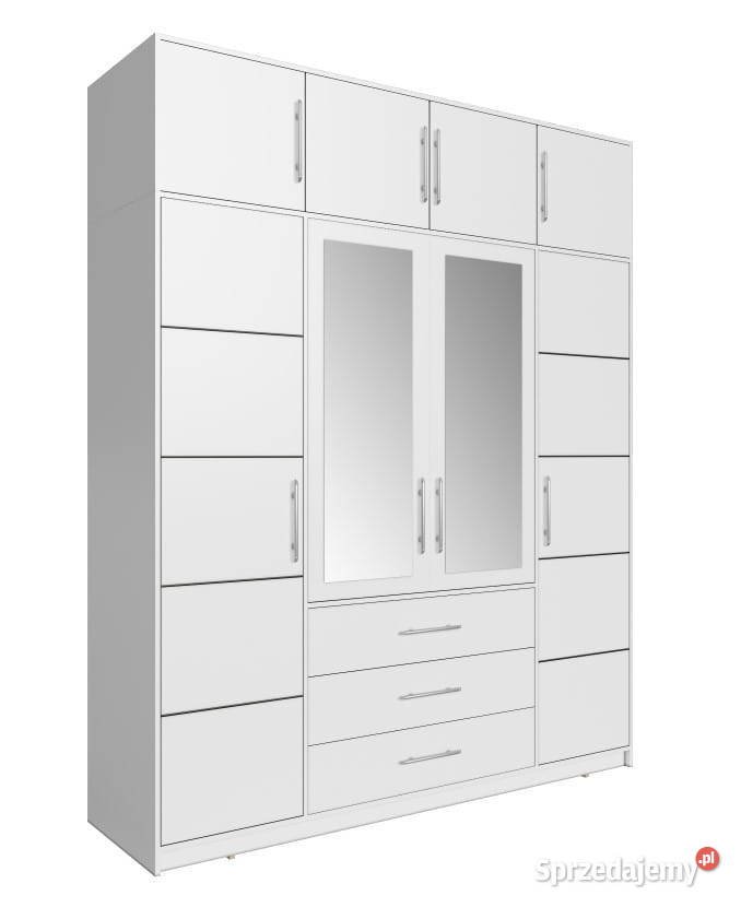Szafa Bali D4 z opcją nadstawki 4 kolory lustra Wieruszów