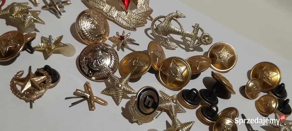 odznaczenia guziki ZSRR zestaw 2 AA02828 Warszawa sprzedam