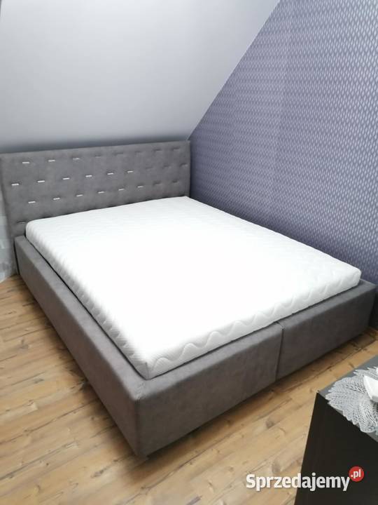 Łóżko tapicerowane z pojemnikiem Konin