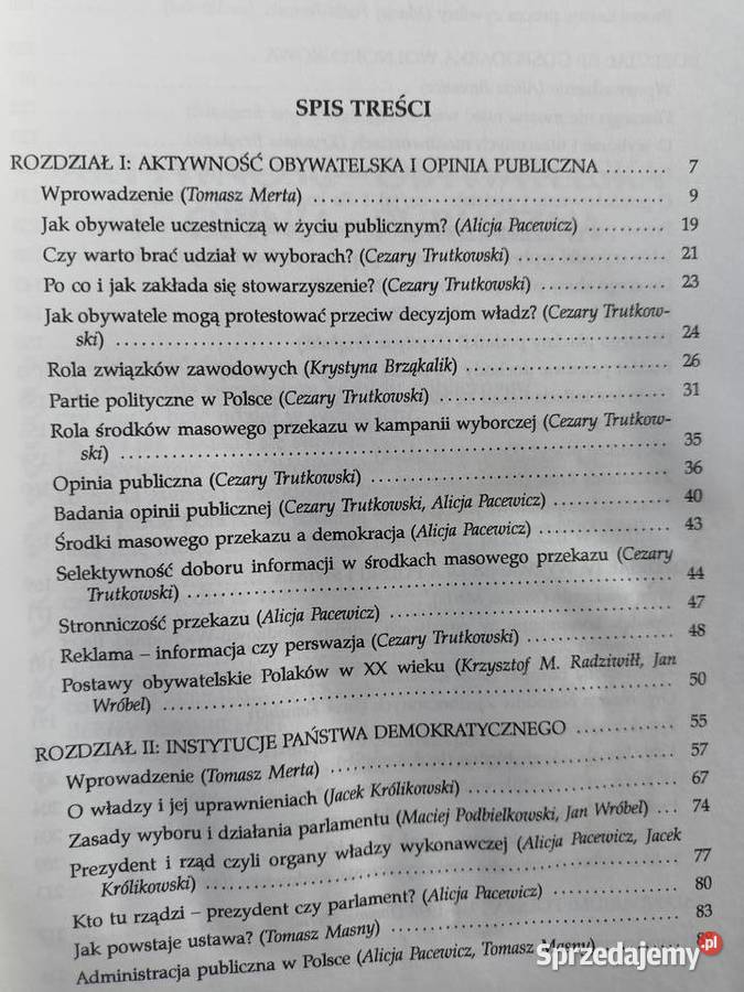 Wychowanie obywatelskie unikatowy egzemplarz mazowieckie Warszawa