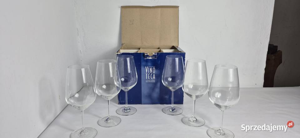 NOWE Kieliszki do Czerwonego Wina Leonardo lubelskie Biłgoraj