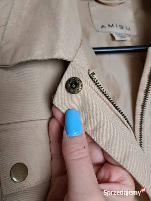 Beżowa kurtka Amisu rozmiar 3436 Rozmiar 34(XS) pomorskie Trąbki Wielkie