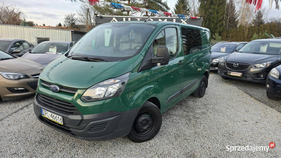 Ford Transit Custom Brygadówka 6 os HAK Skóry Świdnica