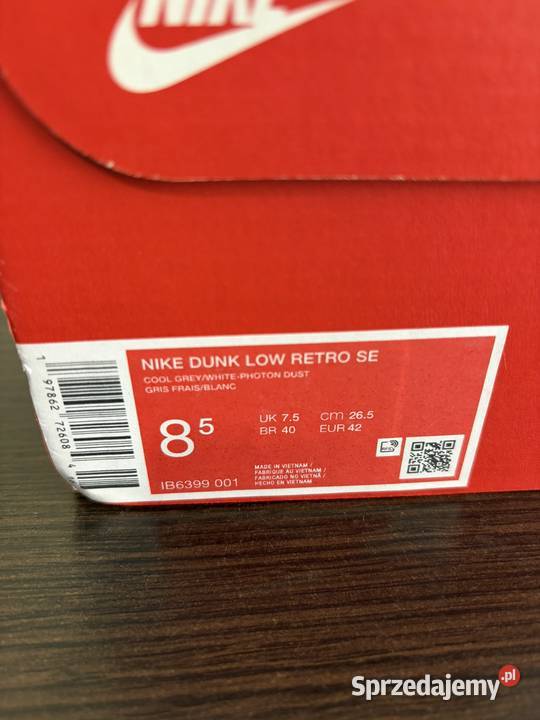 ButySneakersy Nike Dunk Low IB6399001 mazowieckie Warszawa