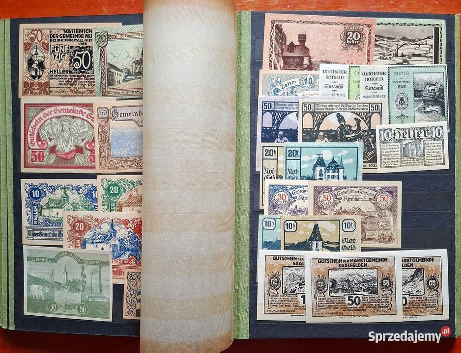 Stary Pieniądz Papierowy Zestaw Notgeldów 237