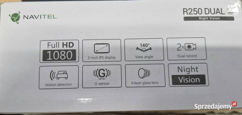 Stan Igła Wideorejestrator NAVITEL R250 DUAL Łódź