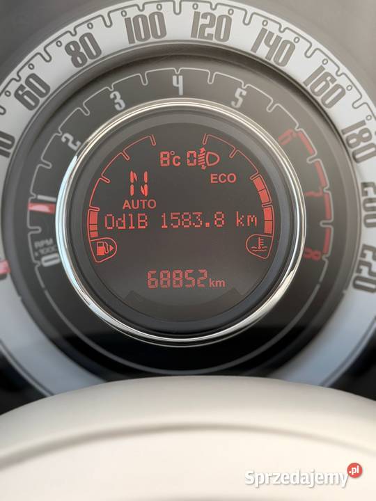 Fiat 500 12 automat panoramaniski przebiegstan Warszawa