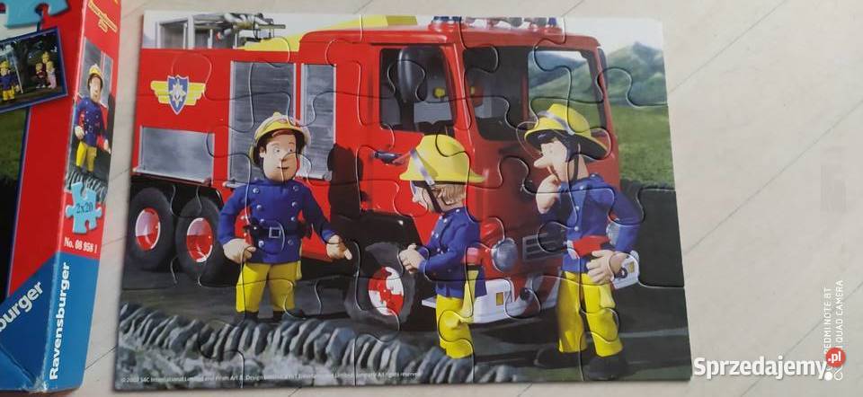 puzzle strażak sam komplet Puzzle wielkopolskie Poznań