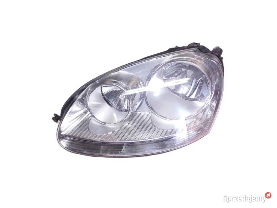 LAMPA PRAWA REFLEKTOR LEWY VW GOLF V 5 1K Lampy przednie Biała Nyska
