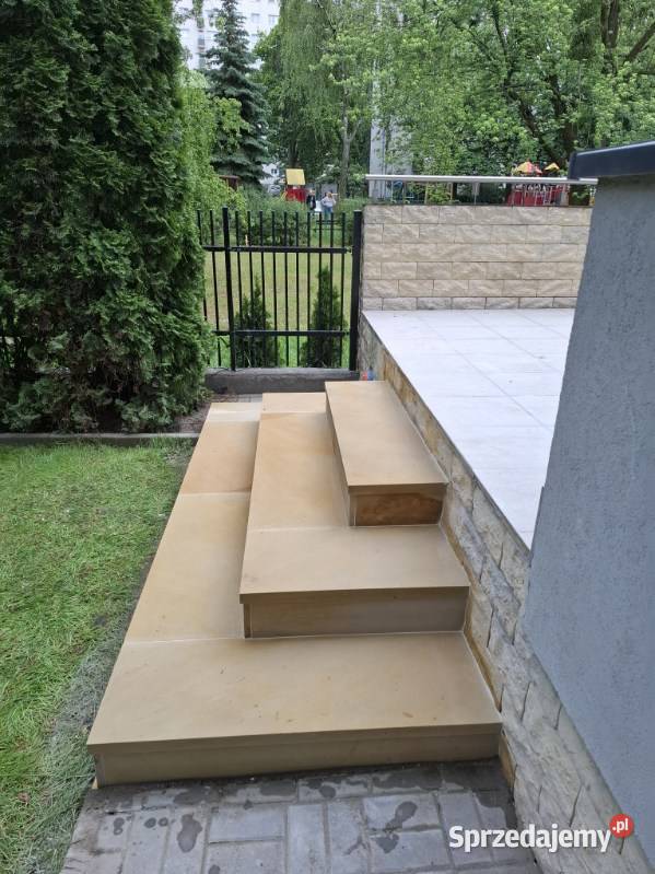 schody posadzka chodniki z kamienia Szydłowiec