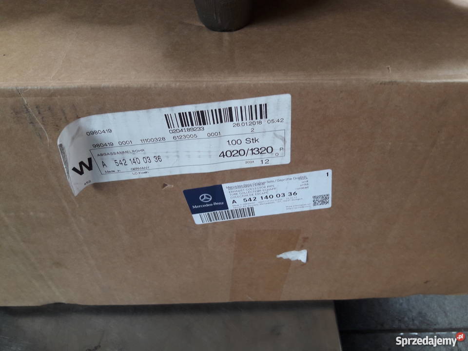 5421400336 NOWY KOLEKTOR WYDECHOWY MERCEDES V8 Częstochowa