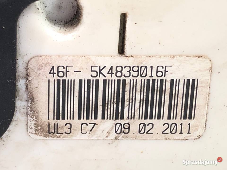 ZAMEK DRZWI PRAWY TYŁ VW POLO V Hatchback