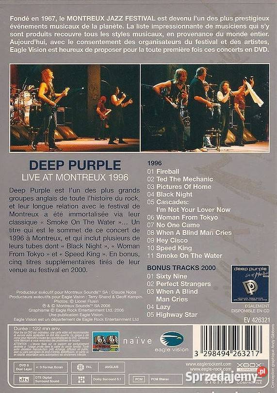 Super Album Koncertowy DVD DEEP PURPLE 1 płyta Gniezno