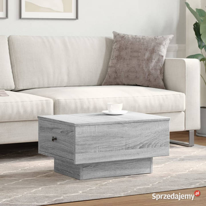 Stolik kawowy szary dąb sonoma 60x45x31 WM848085 Warszawa
