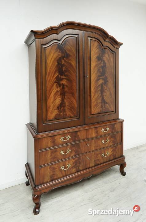 Zabytkowa szafa chippendale Szwecja lata 50te