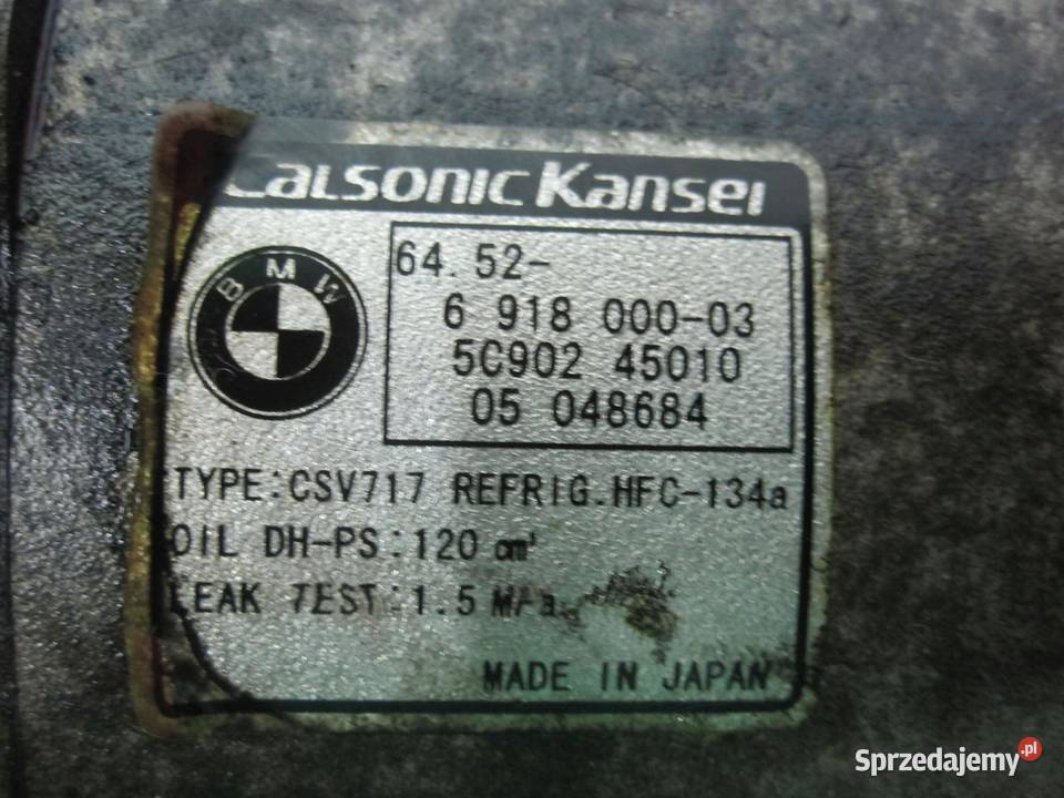 BMW X5 30 D 06r sprężarka klimatyzacji 6918000