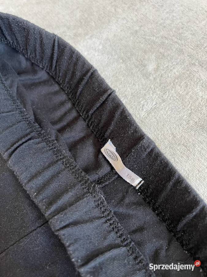 Legginsy getry spodnie czarne Rozmiar 158 Jasło