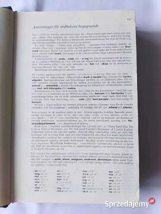 Słownik szwedzko angielski