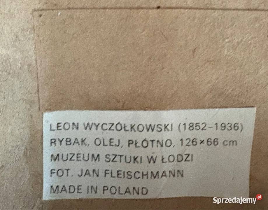 Obraz reprodukcja słynnego dzieła Rybak z siecią wielokolorowy sprzedam