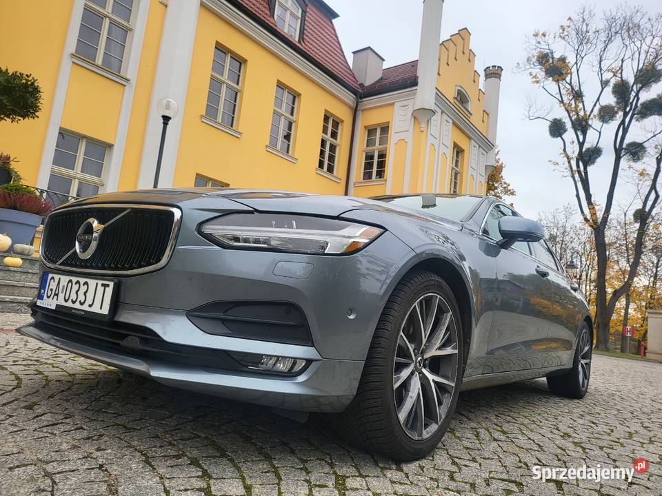 Volvo S90 long T6 320 2019r 85500 przebieg pomorskie Gdynia