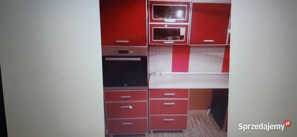 Meble kuchenne kolor bordo Katowice