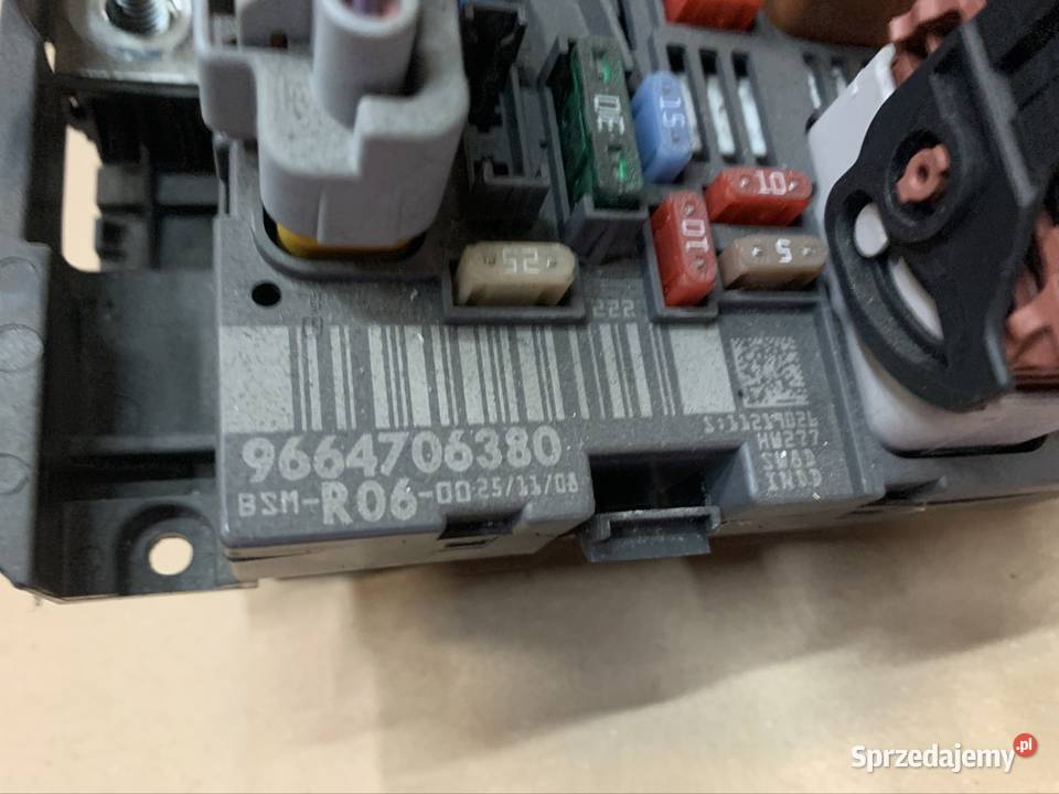 9664706380 bsmr03 moduł komfortu BSMR03 citroen Rok produkcji 2008 Szczecin