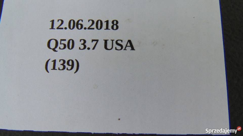 BAK ZBIORNIK PALIWA INFINITI Q50 Nowy Tomyśl