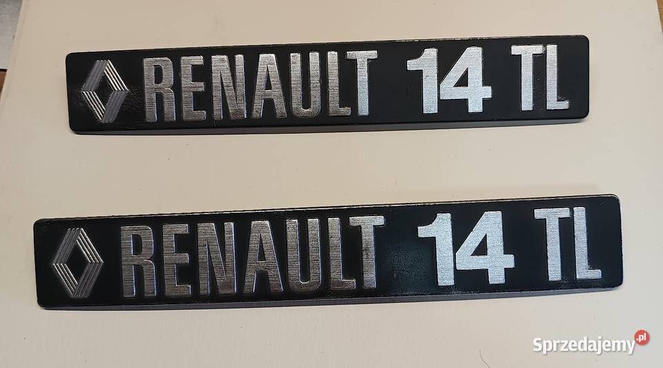 Renault 14 TL emblemat znaczek ORYGINAŁ lata Nysa