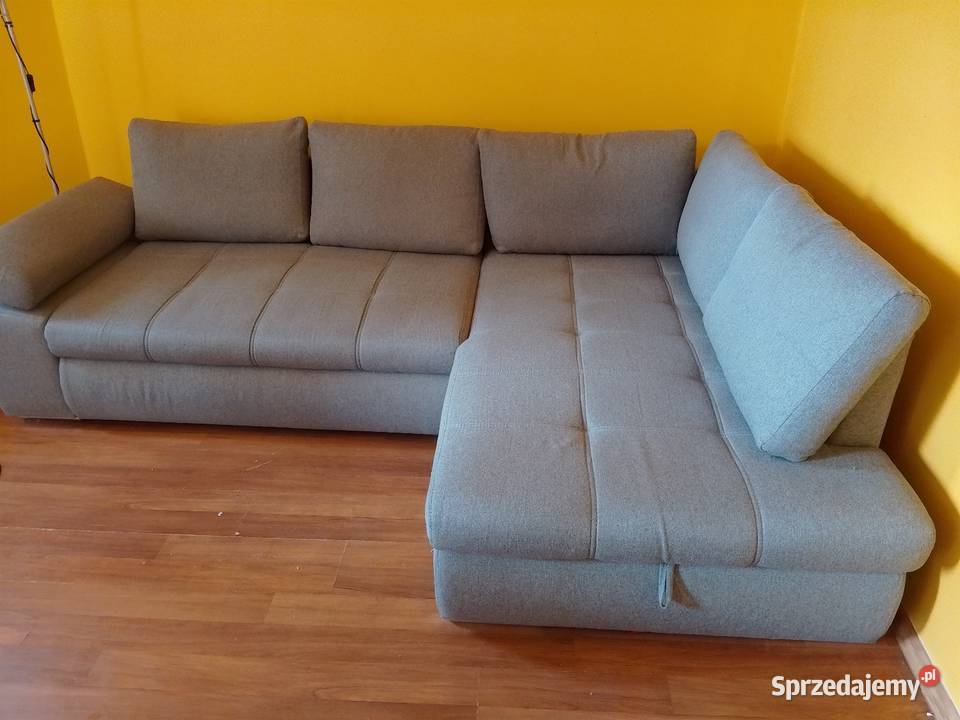 SKY Narożnik szary prawy z funkcją spania Poznań