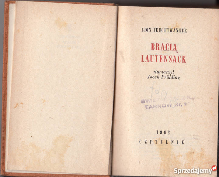 01328 BRACIA LAUTENSACK LION FEUCHTWANGER Czyrna