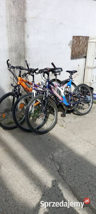 Zestaw 3 rowerów w stanie Gorzów Wielkopolski sprzedam