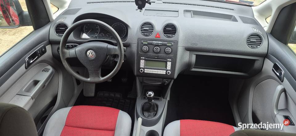 VW Caddy Life 14 MPI 2008r 2x drzwi przesuwne 5 Nasielsk