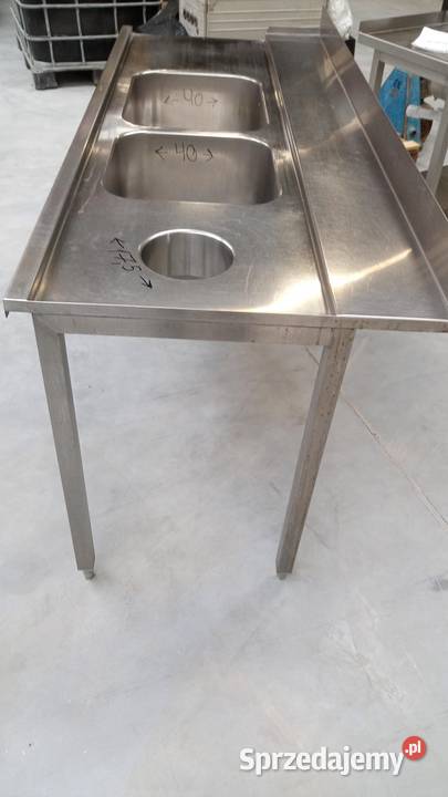 Stół załadowczyP z 2 zlewami 185x76x84 Gastronomia Wrocław