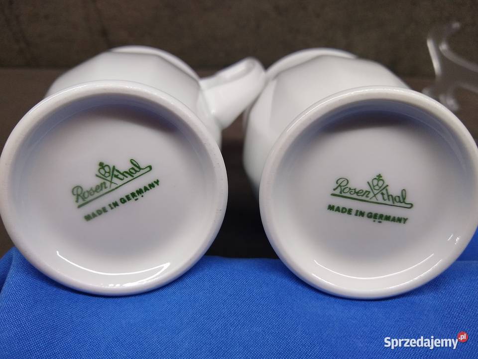 Rosenthal Biała Maria kubki duże 2 Kalisz