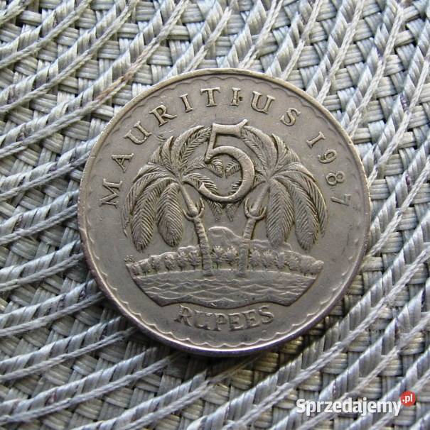 Mauritius 5 Rupi 1987r
