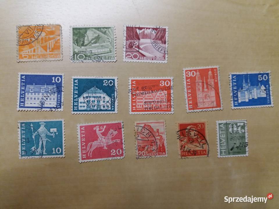 Znaczki Belgia Holandia Norwegia Finlandia Dania śląskie Gliwice