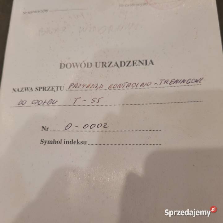 Peryskop wojskowy OTK55 kolekcjonerski Skierniewice