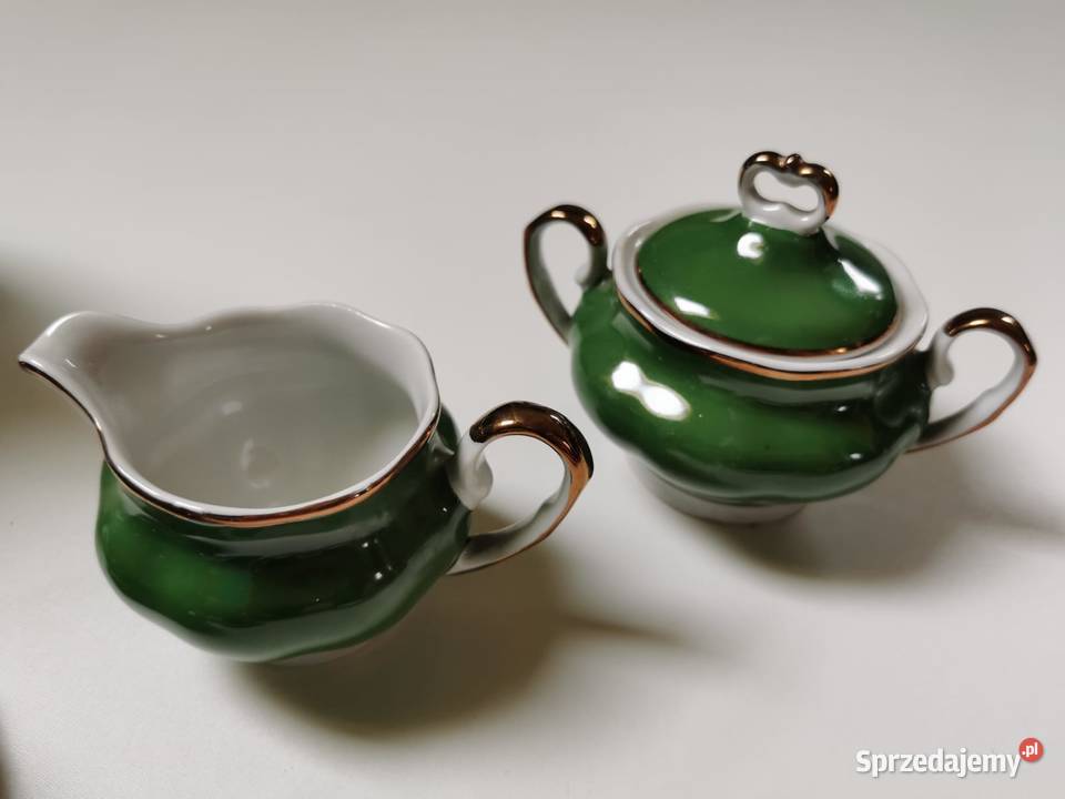 Serwis porcelanowy kawowy Karolina 4 z PRLu