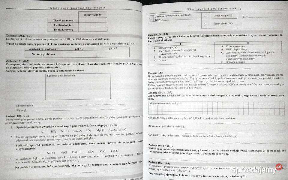 Chemia Zbiór zadań maturalnych Dariusz Witowski miękka