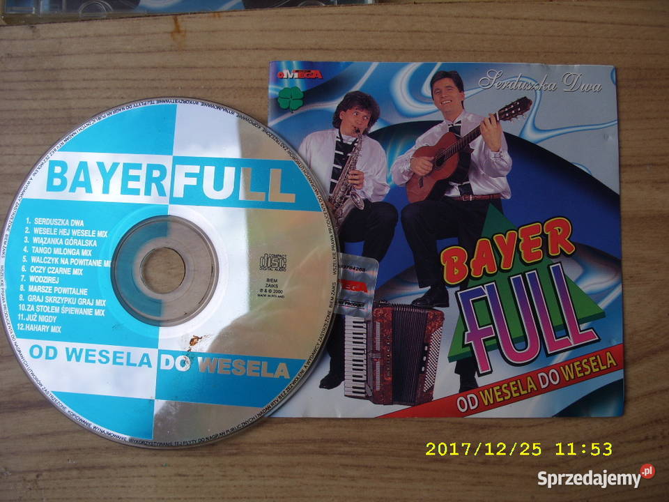 Rock CD BAYER FULL WESELA DO WESELA 1996 CD dolnośląskie Wołów