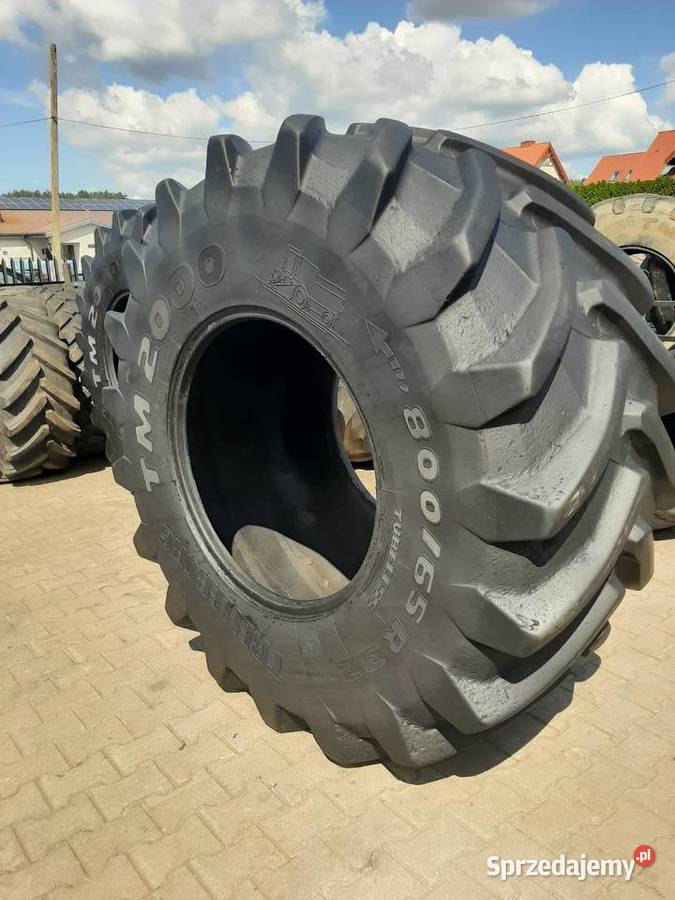 Opona używana przemysłowa 80065R32 TRELLEBORG Motoryzacja podlaskie Zaścianki