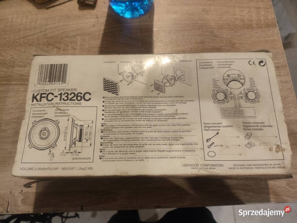 Głośniki samochodowe kenwood Wrocław