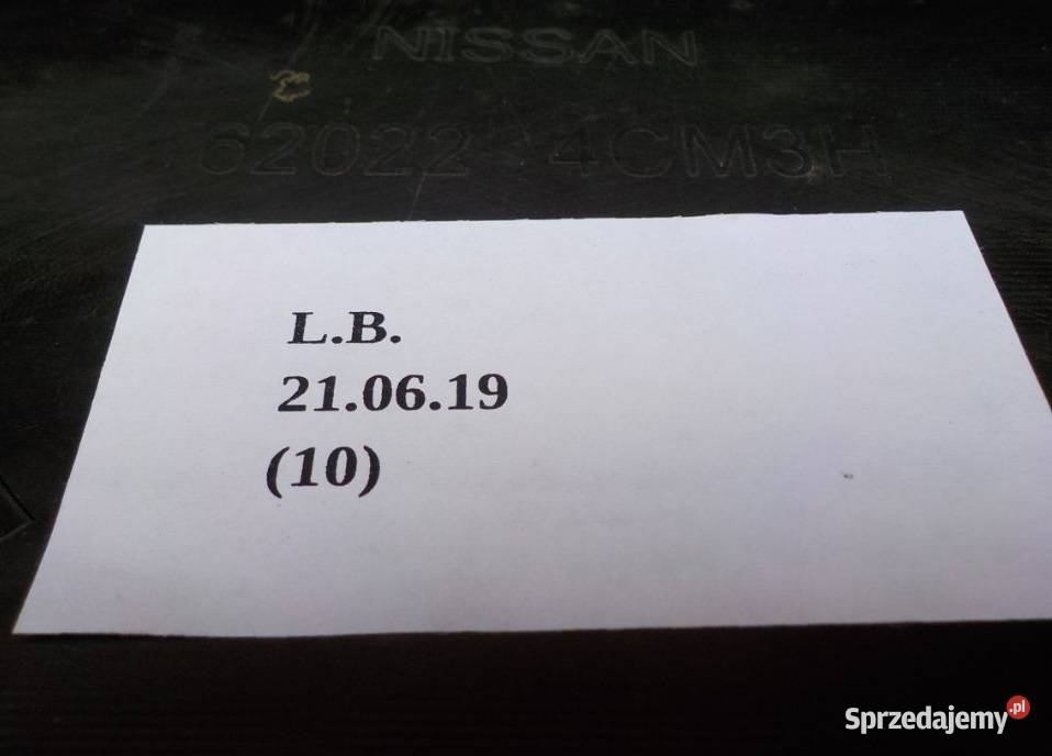 ZDERZAK PRZEDNI PRZÓD NISSAN XTRAIL PDC SPRYSKI Nowy Tomyśl