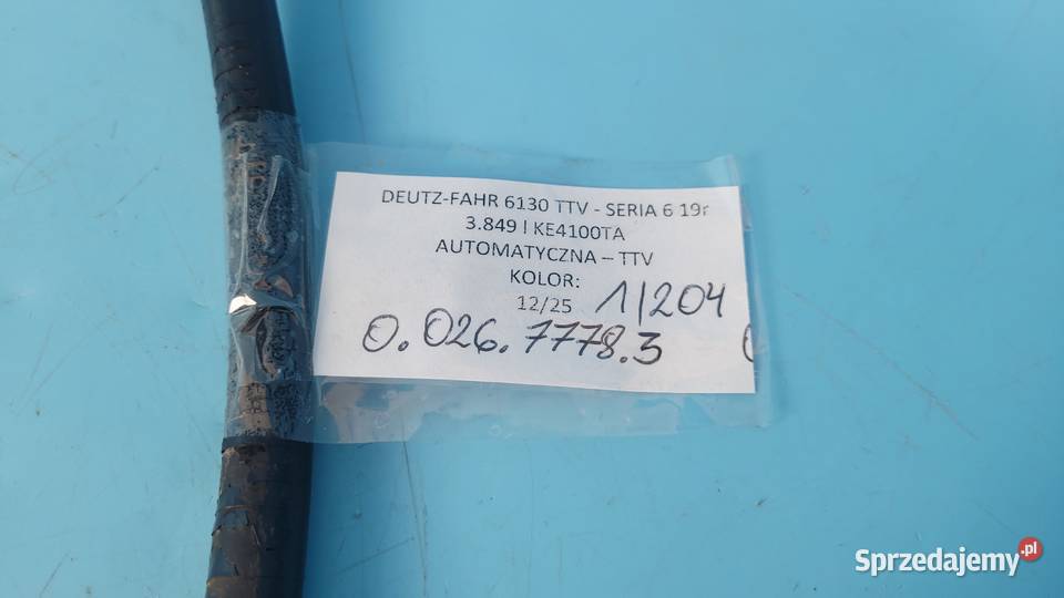 DEUTZFAHR 6130 TTV PRZEWÓD RURA PNEUMATYCZNA kujawsko-pomorskie Kolno