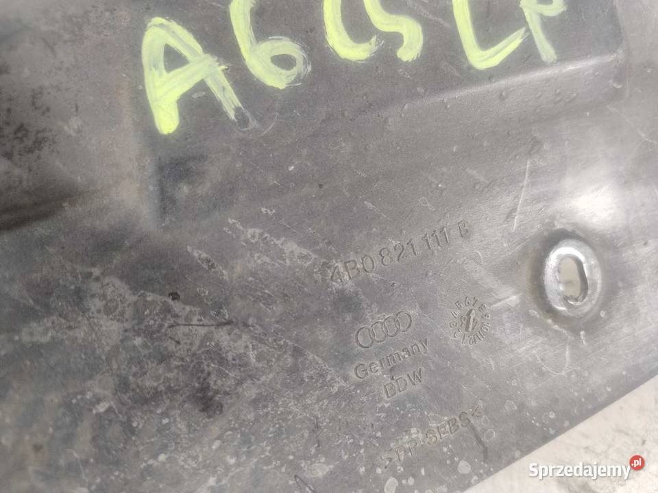 WYGŁUSZENIE BŁOTNIKA LEWY PRZÓD AUDI A6 C5