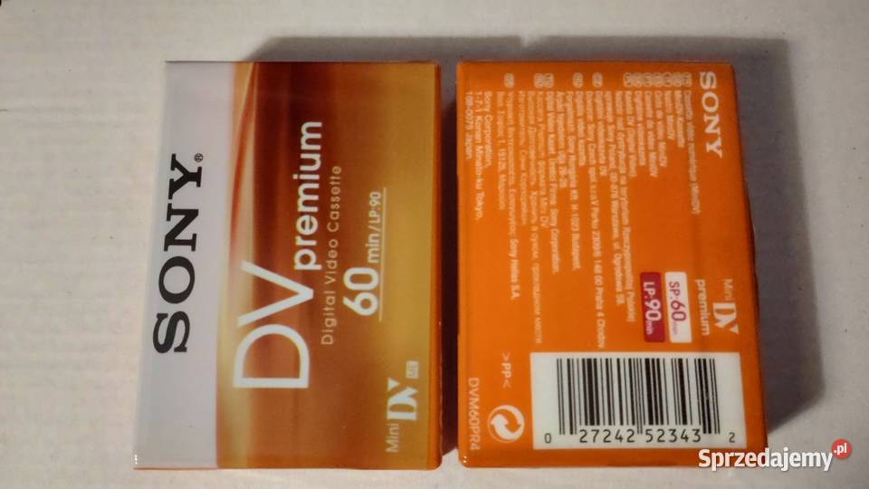 Kaseta mini DV 3 sztuki używane mazowieckie Warszawa